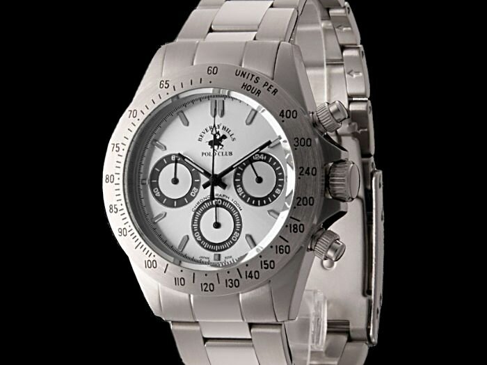 Polo Club Chrono Sport Silver All by Beverly Hills